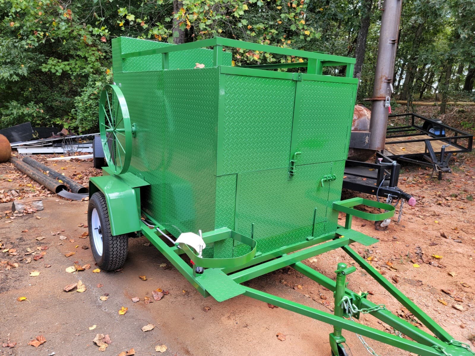 Corn Roaster Mobile Kitchen — Sink setup · hot running water · event-ready