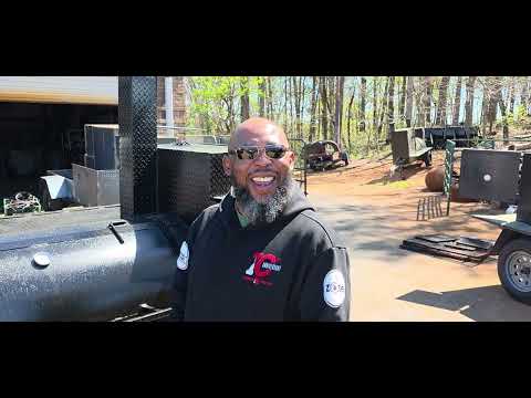 Top North Carolina Bbq Pitmaster talks catering business picking Custom Bbq Smoker Trailer for sale