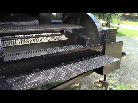T Rex BBQ Smoker Grill with Rotisserie Trailer DO NOT Buy a Food Truck for Sale Catering Concession
